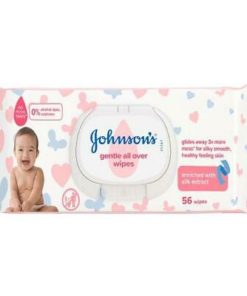 Johnson’s Gentle All Over Baby Salviettine 56 pezzi