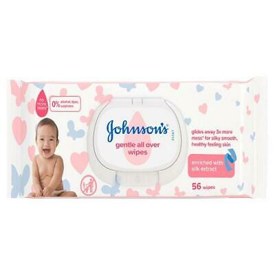 Johnson’s Gentle All Over Baby Salviettine 56 pezzi