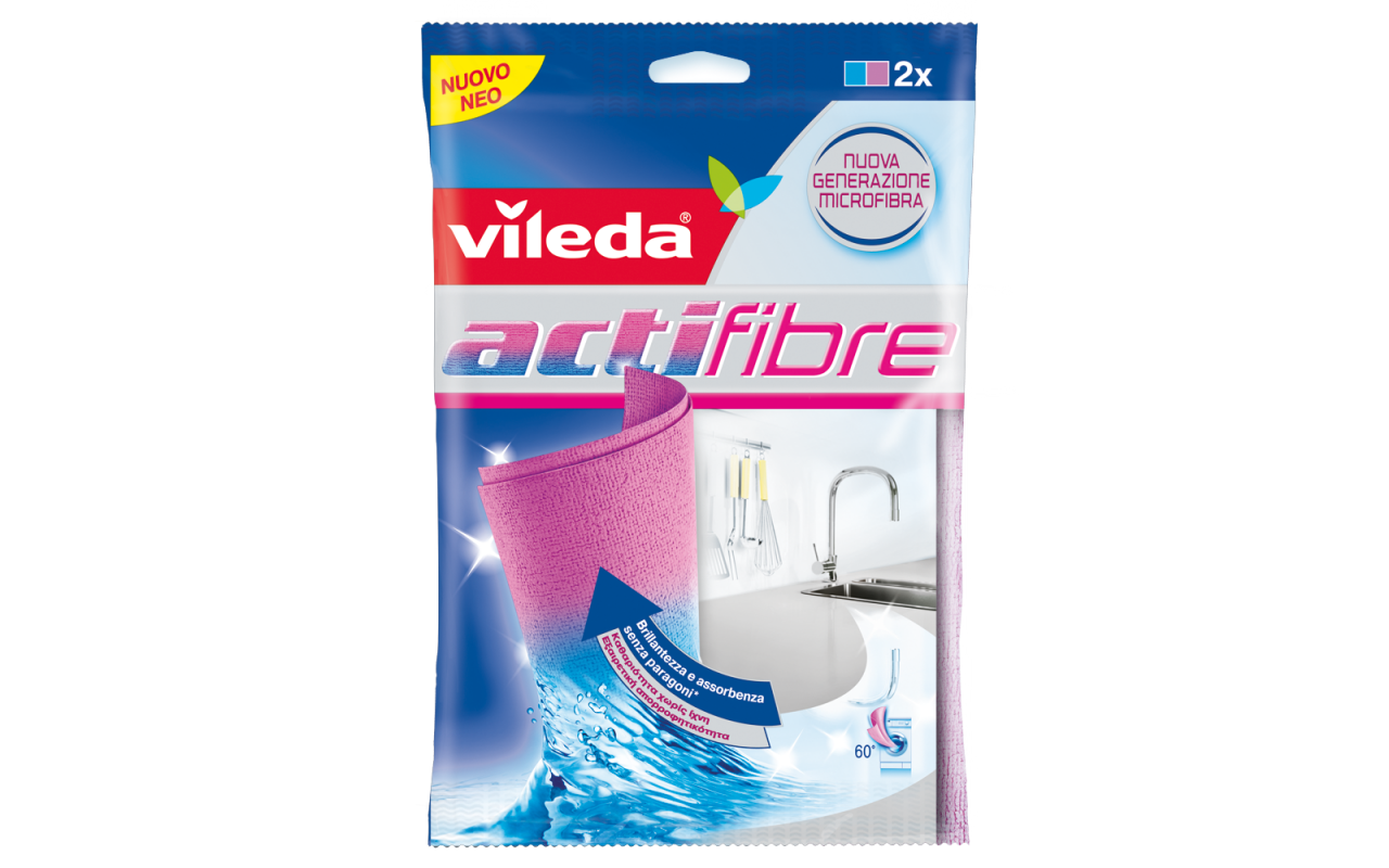 Vileda Panno Actifibre 2 pezzi