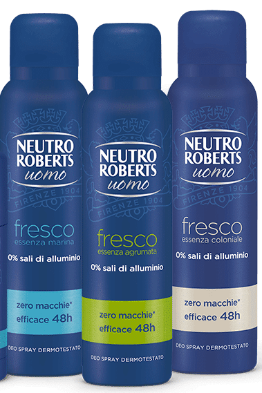 Neutro Roberts Uomo Deodorante Spray Fresco 150 ml