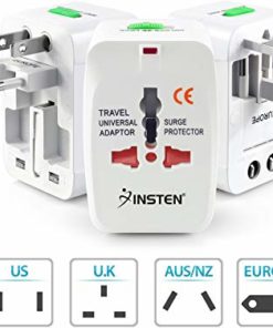 Adattatore universale da Viaggio compatto per prese elettriche Spine Europa Uk Usa Australia All-in-One Presa 6,0A incorporata