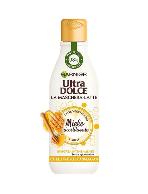 Garnier Ultra Dolce Capelli Maschera Latte 250 ml - immagine 3