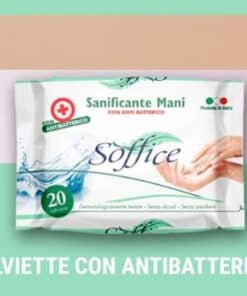 Salviette Soffice Sanificante Mani 20 pezzi