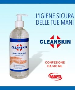 CleanSkin Igienizzante Mani gel per pelli integre 500 ml