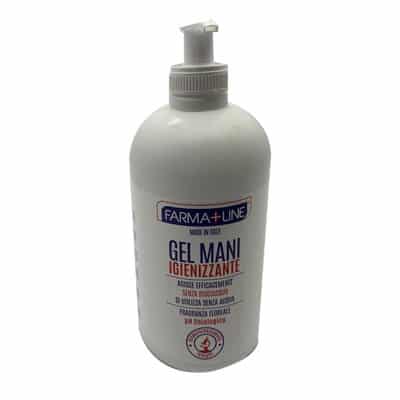 Farmaline Gel Igienizzante Disinfettante Protettivo Mani Con Dosatore 500 ml