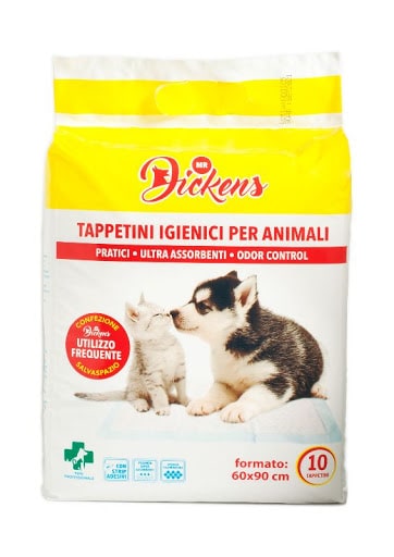 Mr Dickens Tappetini Igienici per Animali 60x90 cm 10 pezzi