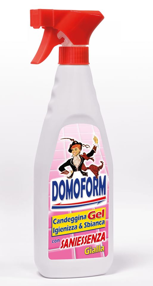 Domoform Candeggina Gel Igienizza e Sbianca con Saniessenza Gialla 750 ml