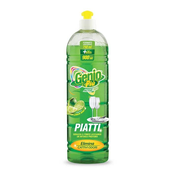 Genio Piu' Detersivo Per Piatti A Mano 900 ml - immagine 3
