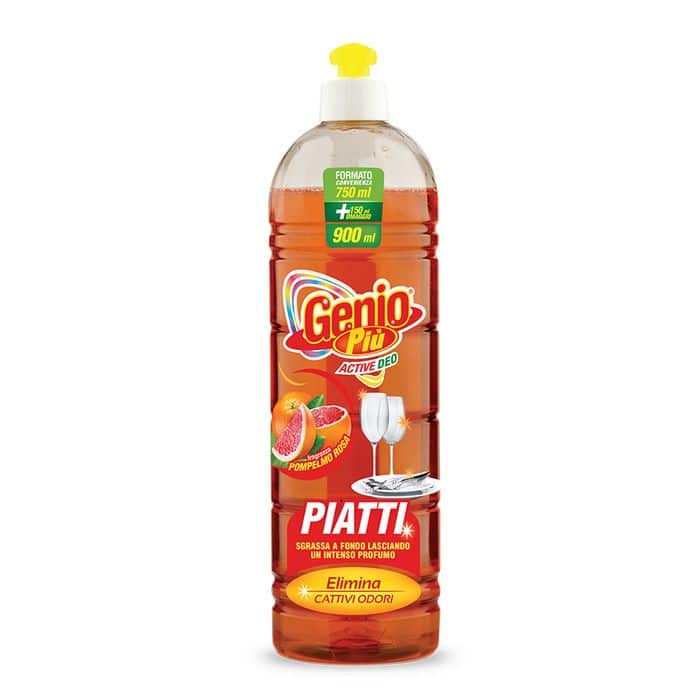 Genio Piu' Detersivo Per Piatti A Mano 900 ml - immagine 2