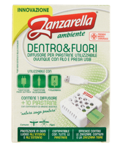 Zanzarella Elettroemanatore Usb + 10 piastrine