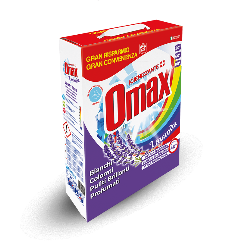 Omax Igienizzante Lavanda Fustone 60 lavaggi 3,6 lt