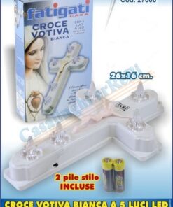 Fatigati Croce Votiva Rossa 5 luci