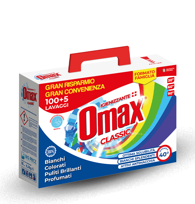 Omax Igienizzante Classico Fustone 105 lavaggi 6,30 lt