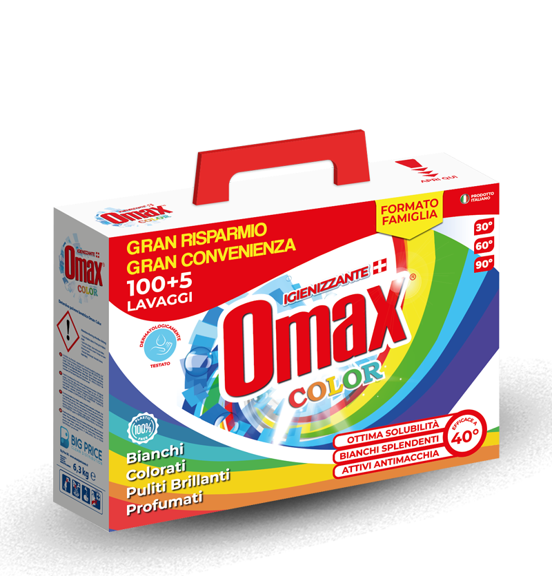 Omax Igienizzante Color Fustone 105 lavaggi 6,30 lt