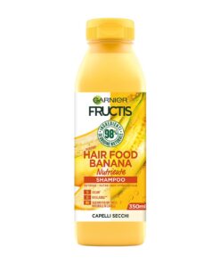Fructis Hair Food Shampoo Banana Nutriente Capelli Secchi 350 ml