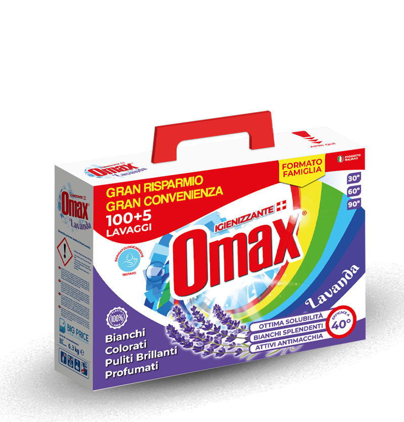 Omax Igienizzante Lavanda Fustone 105 lavaggi 6,30 lt
