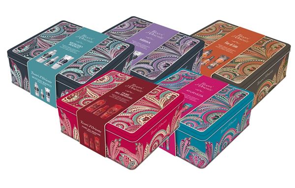 Tesori d'Oriente Cofanetto Bagno crema aromatico, profumo aromatico e doccia crema aromatico