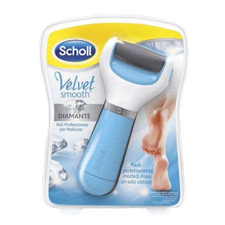Scholl Velvet Soft Roll Professionale cristalli di diamante Blu