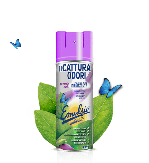 Emulsio Naturale Cattura Odori Spray Igienizzante Lavanda 400 ml - Piazza  Mercato Casa
