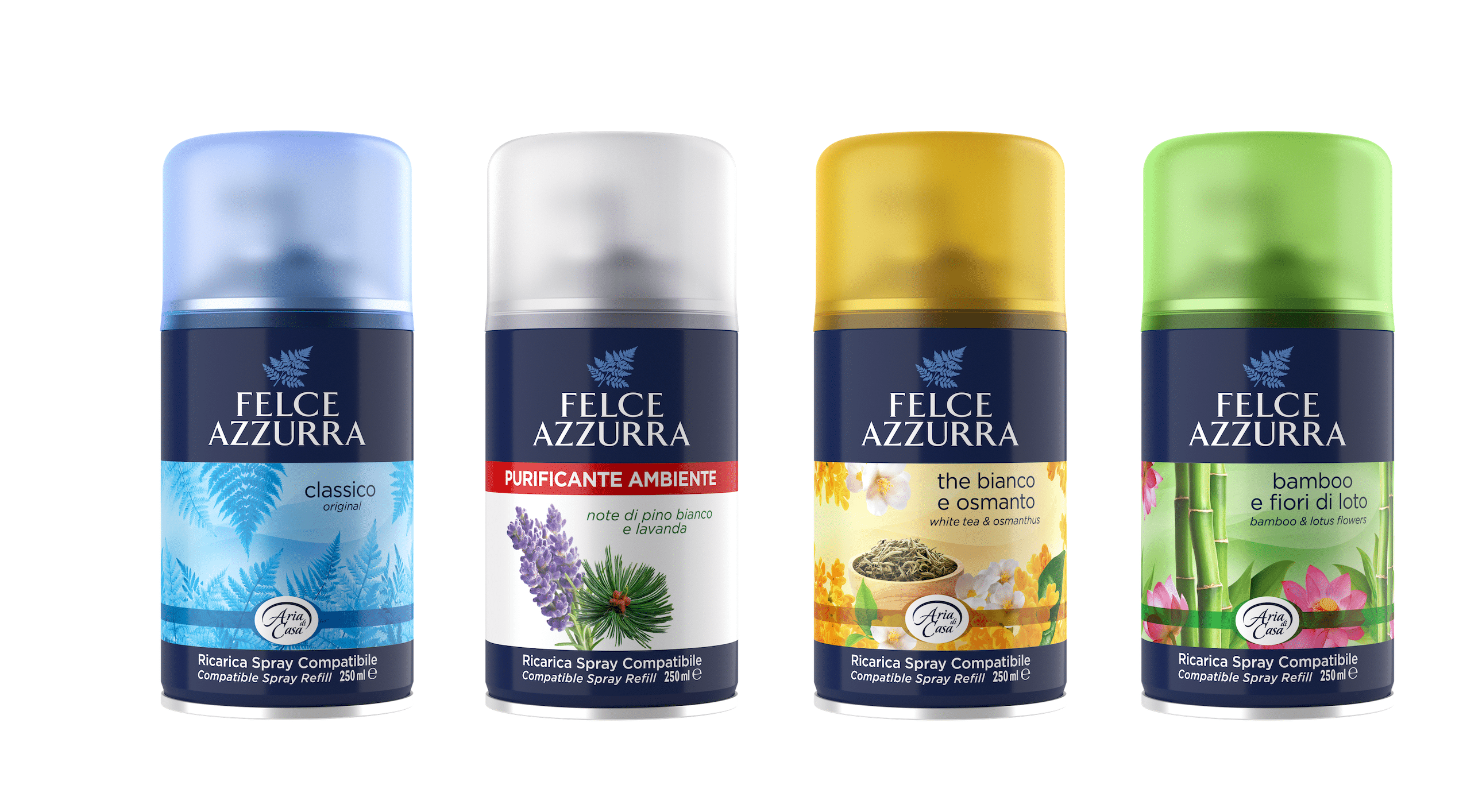 Felce Azzurra Deodorante Ambiente Ricarica Spray Automatico compatibile 250  ml - Piazza Mercato Casa