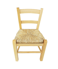 Sediolina Baby In Legno Seduta Paglia Sedia Piccola Per Bambino Naturale