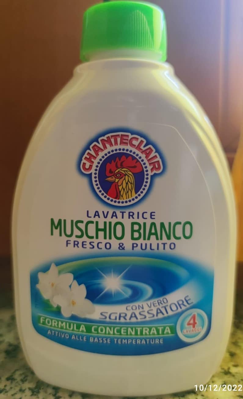Chanteclair Lavatrice Muschio Bianco 4 Lavaggi 200 ml. - Piazza