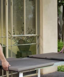 Alternative view of Tavolo Da Esterno Allungabile 160/240 Estensibile Keter Harmony Colore Cappuccino o Antracite