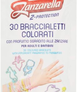 Zanzarella, Braccialetti Antizanzare per Bambini e Adulti 30 Pezzi