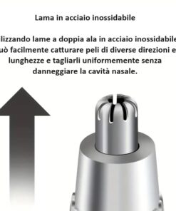 Taglia Peli Portatile Elettrico Professionale per Naso Orecchie Sopracciglia Viso Per Uomini E Donne - immagine 4