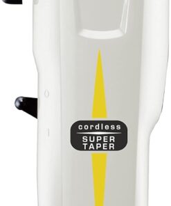 Wahl Cordless Super Taper - Tagliacapelli professionale senza cavo - Per tagliare grandi quantità di capelli e sfumatura, nero/bianco