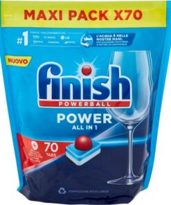 Finish Powerball Detersivo lavastoviglie All in 1 70 pastiglie