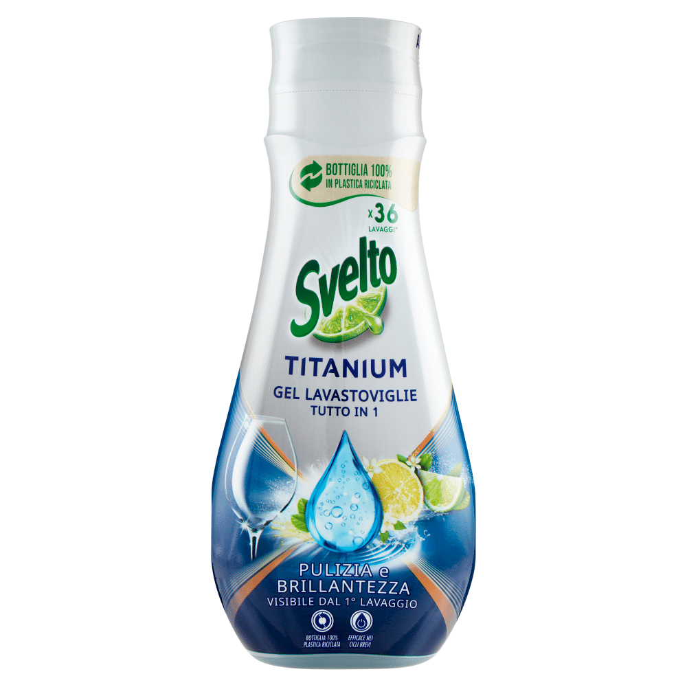 Svelto Titanium Gel Lavastoviglie Tutto in 1 36 lavaggi 640 ml