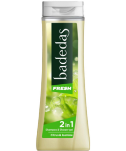 Badedas Fresh Shampoo & Shower Gel 2in1 Citrus & Jasmine 600 ml