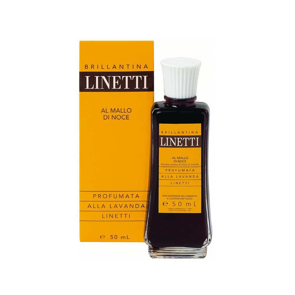Brillantina Linetti Al Mallo Di Noce Lozione Lucidante Per I Capelli Profumata Alla Lavanda 50 ml