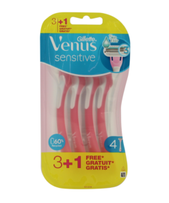 Gillette Venus Rasoio Donna Usa & Getta 3 Lame 4 pezzi