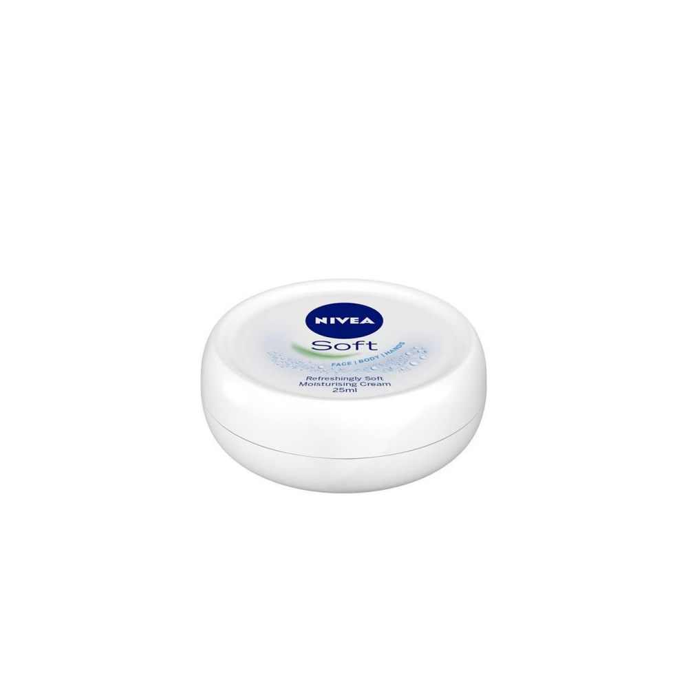 Nivea Soft Crema Corpo Viso Mani Idratante Formato Viaggio Mini Size 25ml