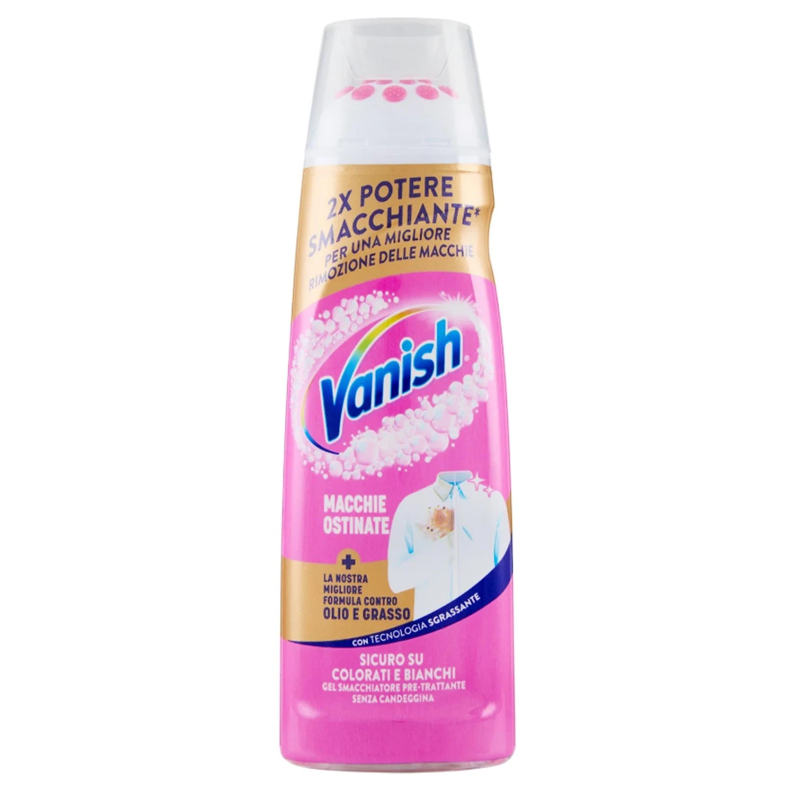 Vanish Gel Smacchiatore Pretrattante 200 ml per Macchie Grasso e Varie